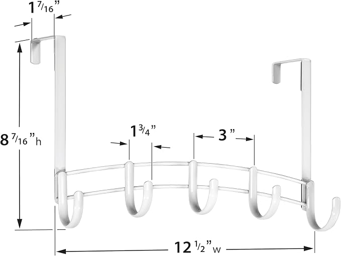LYNK Professional® Home™ Over Door Hooks Rack - Image 6