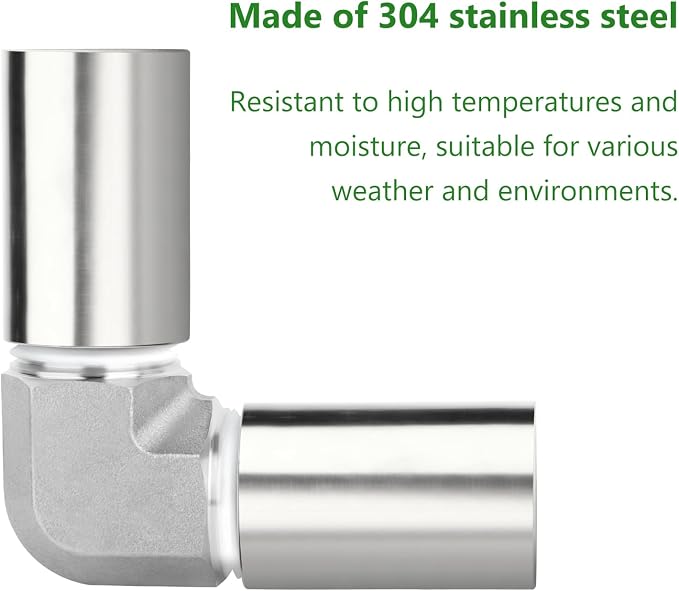 TAISHER 2PCS Stainless Steel Pipe Fittings, 3/4" NPT Female x 3/4" NPT Female - Image 7