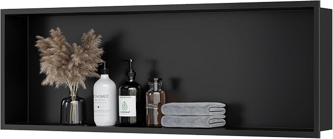 Neodrain Shower Niche, Insert Bathroom Storage Shower Shelf, Stainless Steel by Neodrain