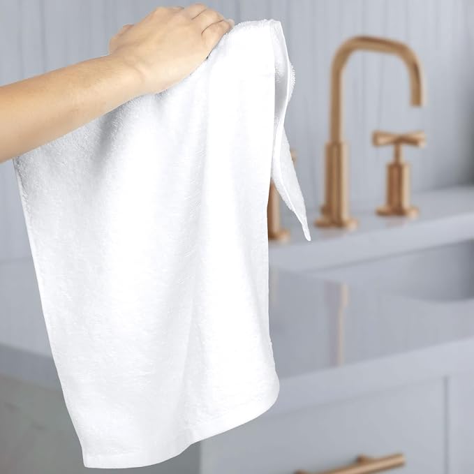 Amazon Basics Soft and Thick Cotton Hand Towels, 16 x 26 in - Image 6