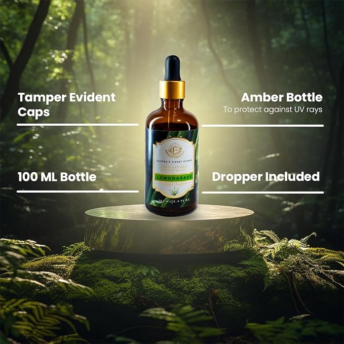 Luxurious LEMONGRASS Essential Oil by Enhanced Essentials|Slow Distilled - Image 3