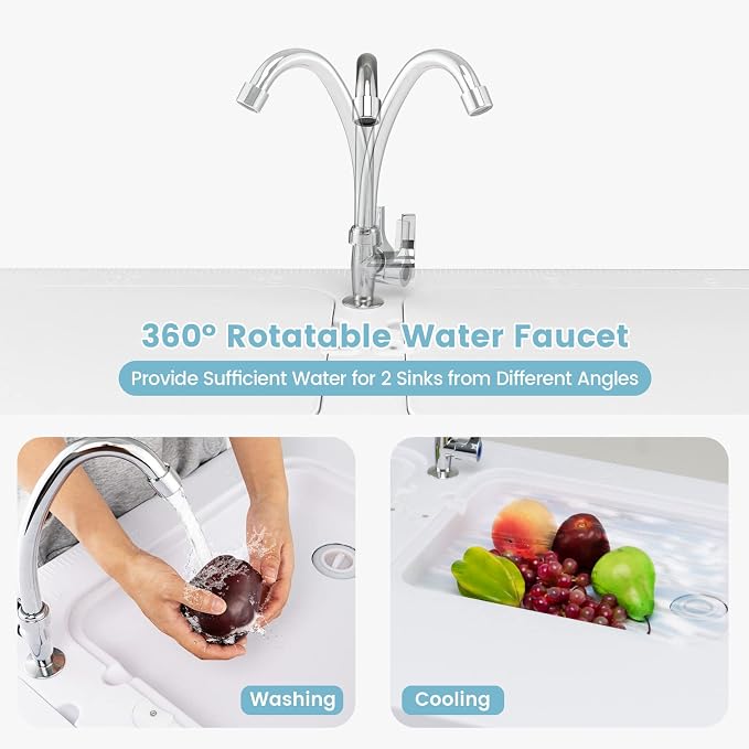 Goplus Folding Fish Cleaning Table - Image 5
