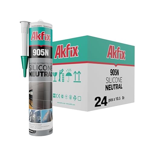 Akfix 905N Clear 100% Silicone Caulk by Akfix