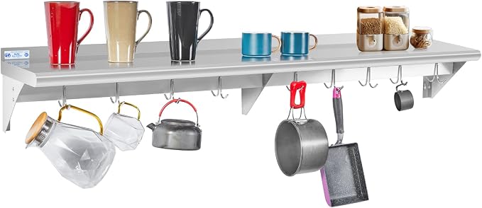 Hally Stainless Steel Shelf by HallySinksTablesH