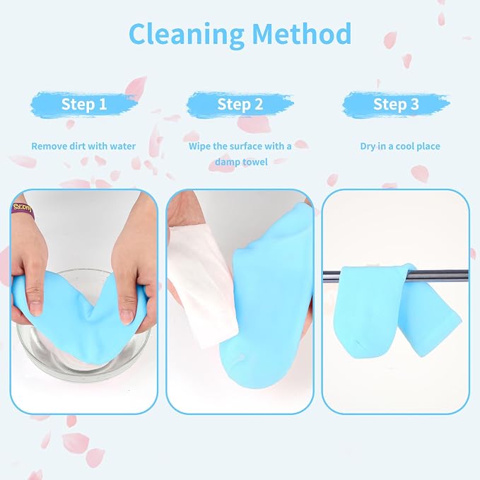 Gel Socks for Dry Cracked Feet Women, Foot Moisturizing Socks, Gel Socks Spa - Image 7
