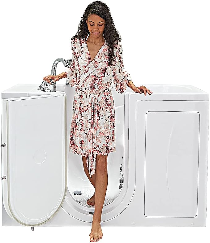 Ella Capri 30"x52" Acrylic Air and Hydro Massage Walk-In Bathtub - Image 6