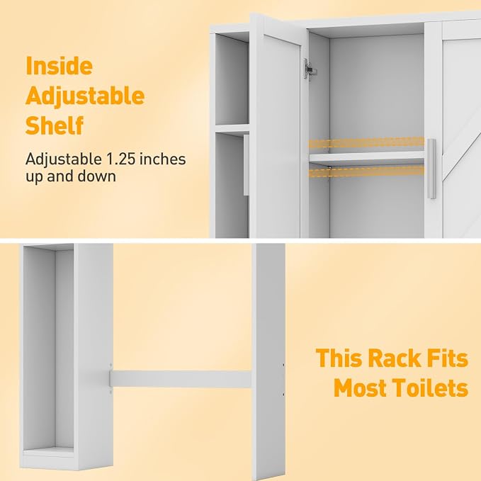 Over The Toilet Storage Cabinet - Image 5