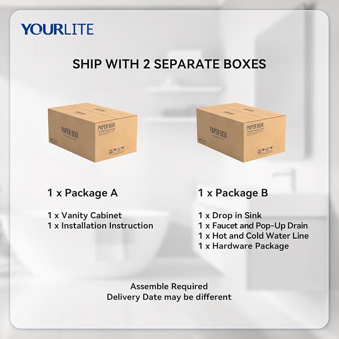 YOURLITE 24" Floating Bathroom Vanity - Image 7