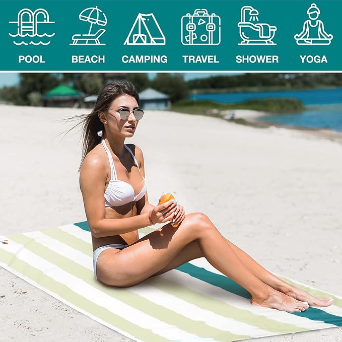 SUN CUBE Microfiber Sand Free Beach Towel - Image 6