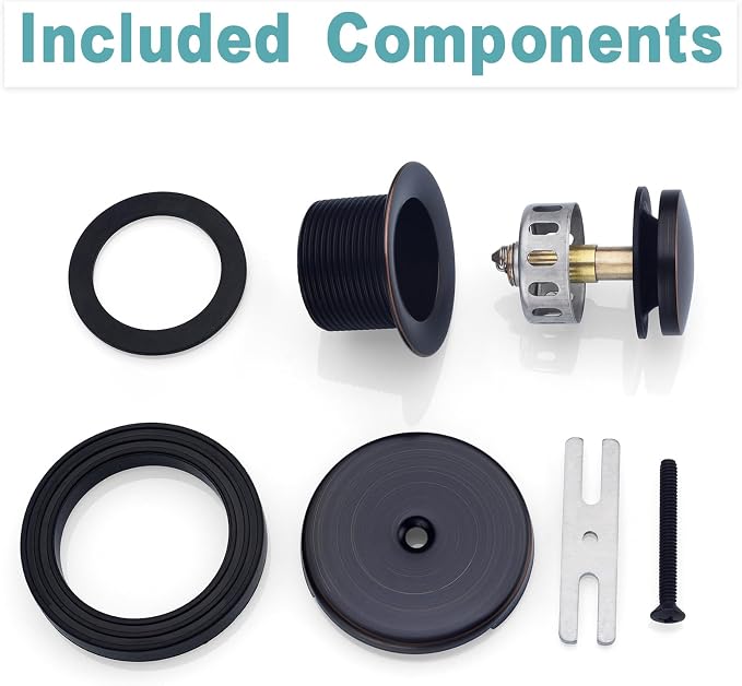 BESTILL Tip-Toe Bathtub Drain Bath Tub Trim Set Conversion Kit - Image 7