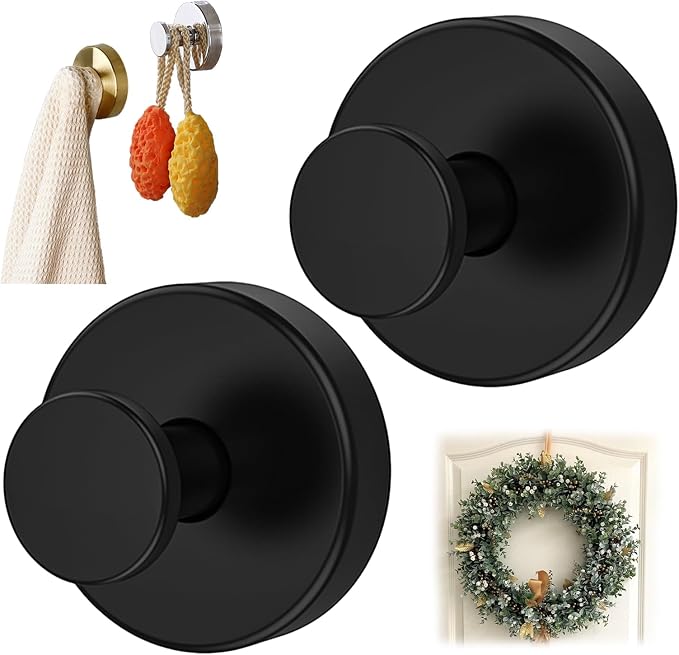Removable & Reusable Suction Cup Hooks by ALLVANA