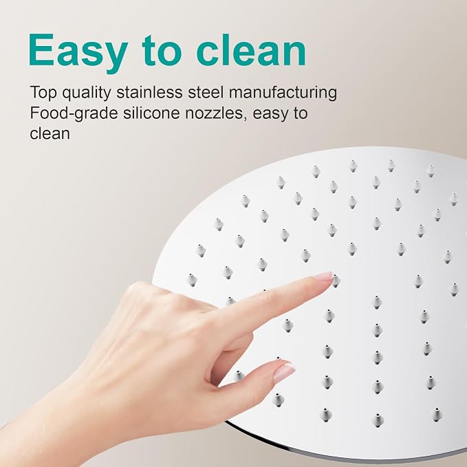All Metal Rain Shower Head - Image 3