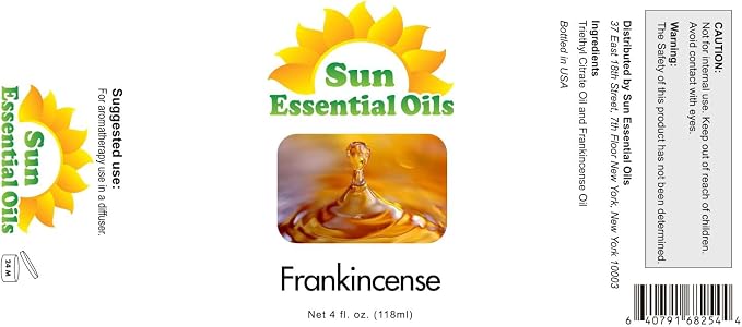 Sun Essential Oils – 4 oz Frankincense Essential Oil - Image 2