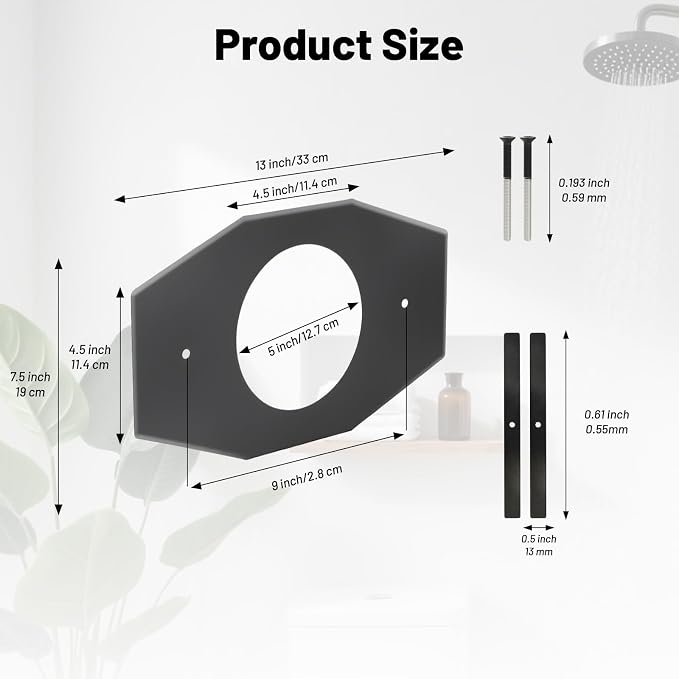 2 Pack One-Hole-Remodel-Cover-Plate Compatible - Image 3