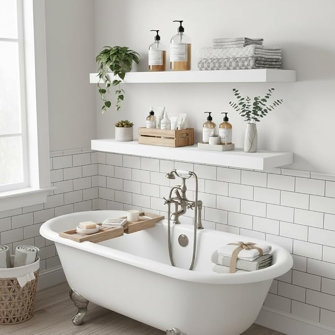 Vivelove 12 Deep Floating Shelves - Image 2
