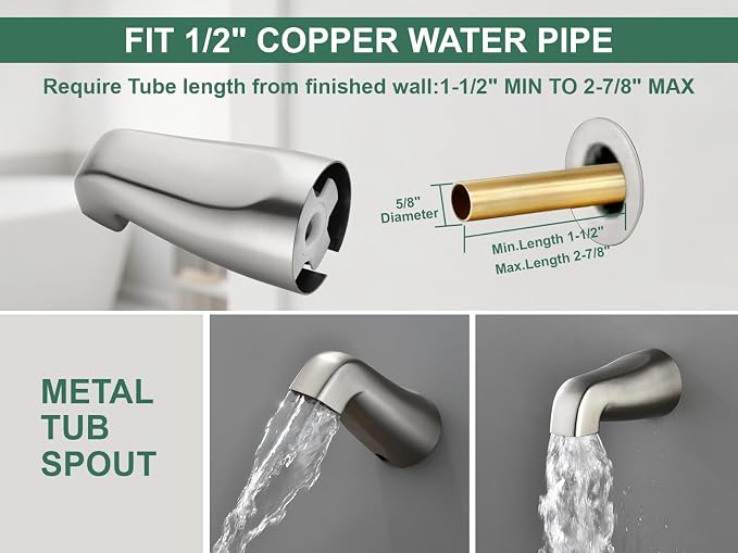 3 Handle Shower Faucet Set Shower System - Image 4