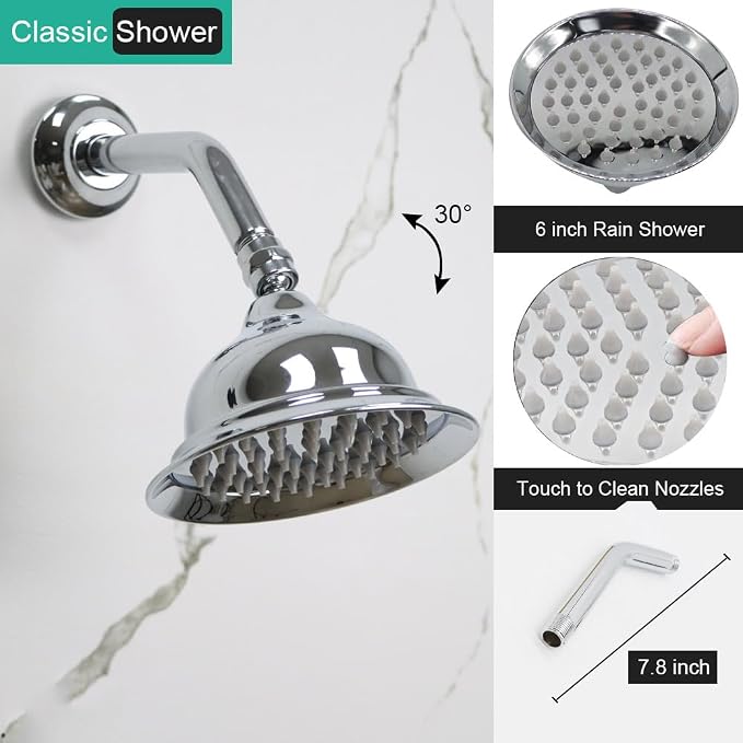 Dual Antique Shower Head System - Image 4