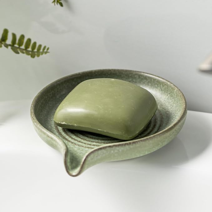 Soap Dishes, Ceramic Shower Soap Dish by LAUCHUH