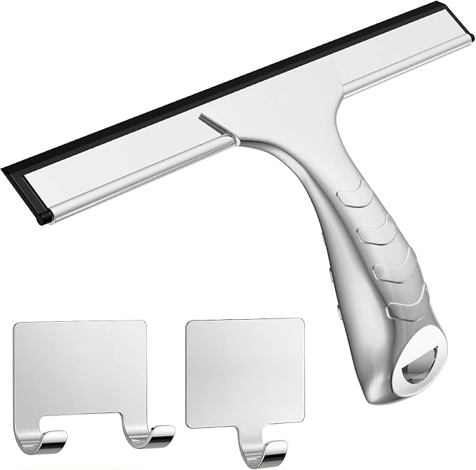 Stainless Steel Shower Squeegee by OVSGTTZ