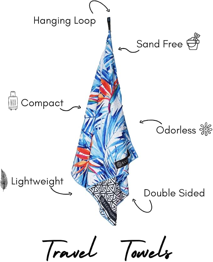 ECCOSOPHY Microfiber Beach Towel - Image 2