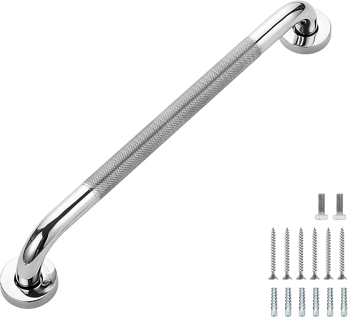 Grab Bars for Shower, 1 Pack 18-Inch Anti Slip Shower Handles for Elderly by RavinteHardware
