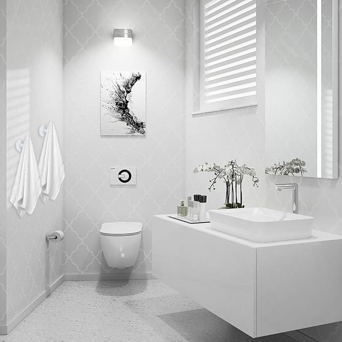 Vuzvuv Adhesive Hooks White SUS304 Stainless Steel - Image 3