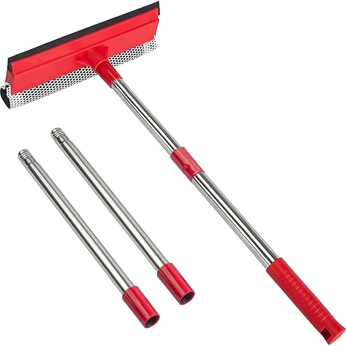 15.9" Window Squeegee for Car, 2 in 1 Window Cleaner by Bryquelin