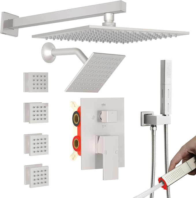 Enga Dual Shower Head Shower System by Enga