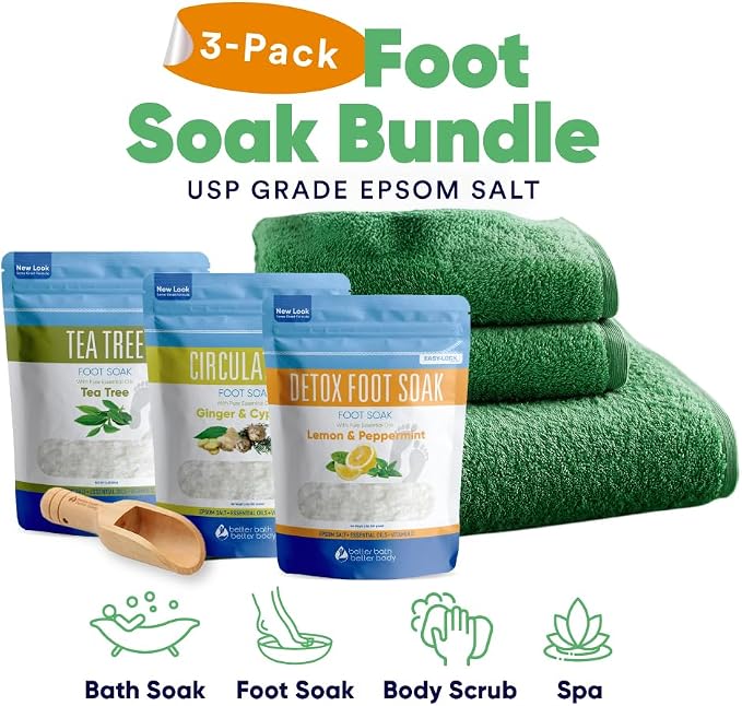 Foot Soak Salts Bundle 3 Pack - Image 5