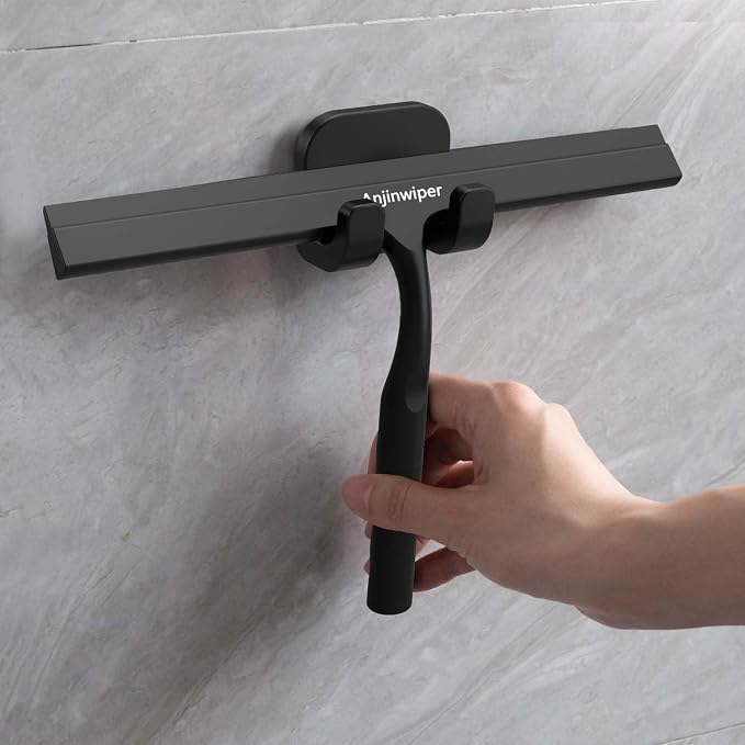 Household Squeegee for Shower Glass Doors, Silicone Shower Squeegee - Image 5