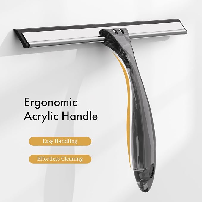 AmazerBath Shower Squeegee for Glass Doors, All-Purpose Squeegee - Image 3