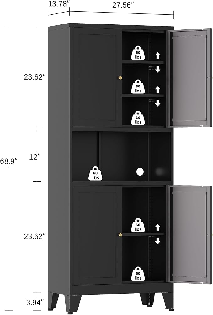 Metal Storage Cabinet, Home Office - Image 2