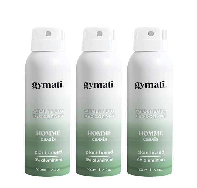 Gymati Fitness Body Deodorant Spray Aluminum Free by Gymati