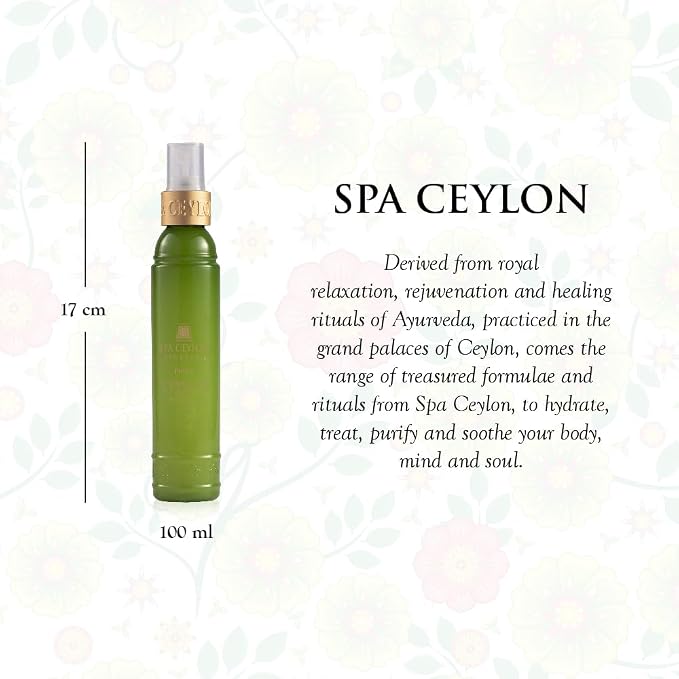 SPA CEYLON Peace Relaxing Body and Pillow Mist, Herbal Skin Care Spray - Image 2