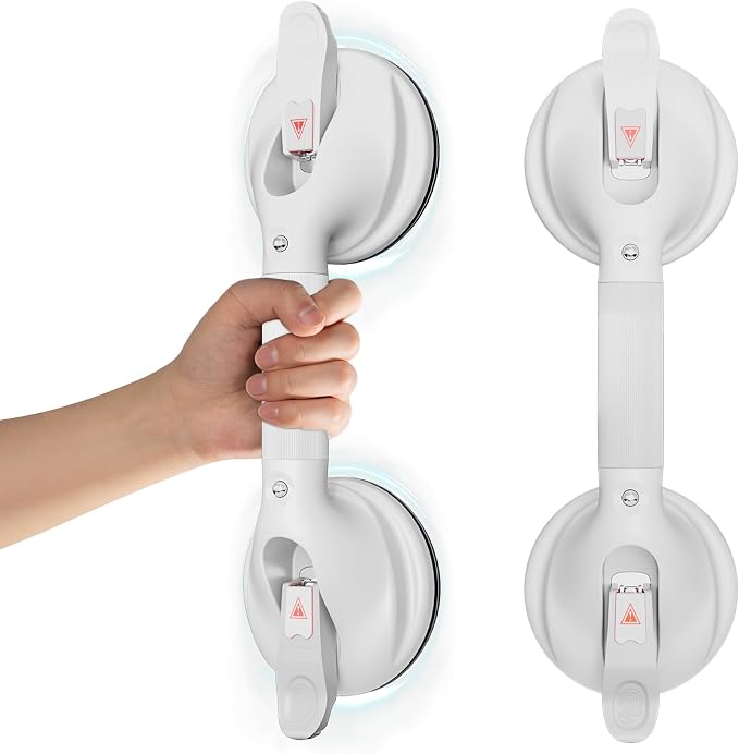 DAILYLIFE Grab Bars for Bathtubs and Showers, 15 inch Shower Handles for by DAILYLIFE