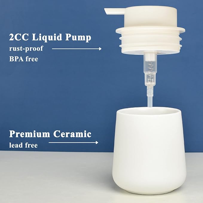 BosilunLife White Soap Dispenser - Image 3