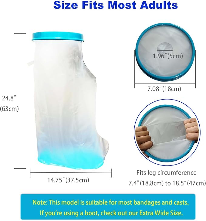 Non-Slip Waterproof Leg Cast Cover - Image 3