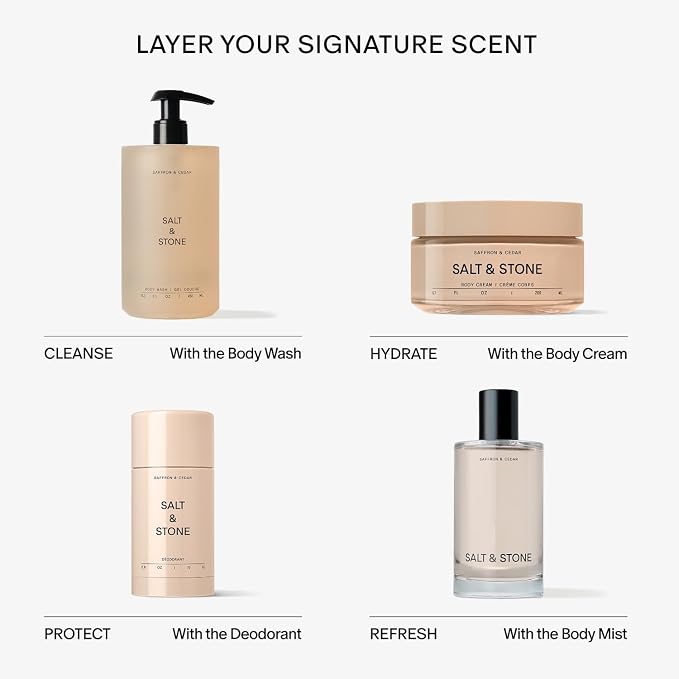 Salt & Stone Body Cream – Saffron & Cedar | Hydrating Formula - Image 8