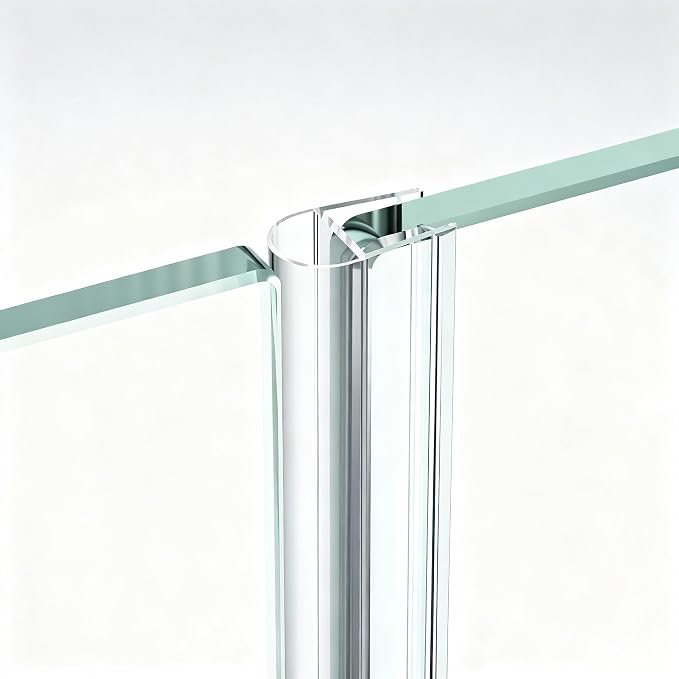 4PCS 39" Glass Shower Door Seal Strip, Shower Door Side Seal Strip - Image 9