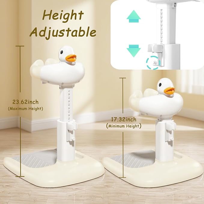 Baby Shower Stand with Anti-slip Base, Adjustable Child Stand - Image 5