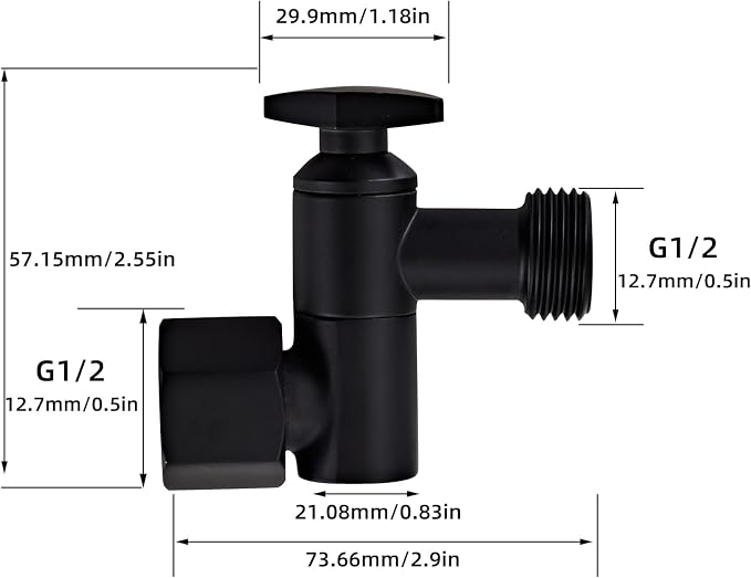 Shower Head Elbow Adapter, 360° Adjustable Stainless Steel Extension Arm - Image 4