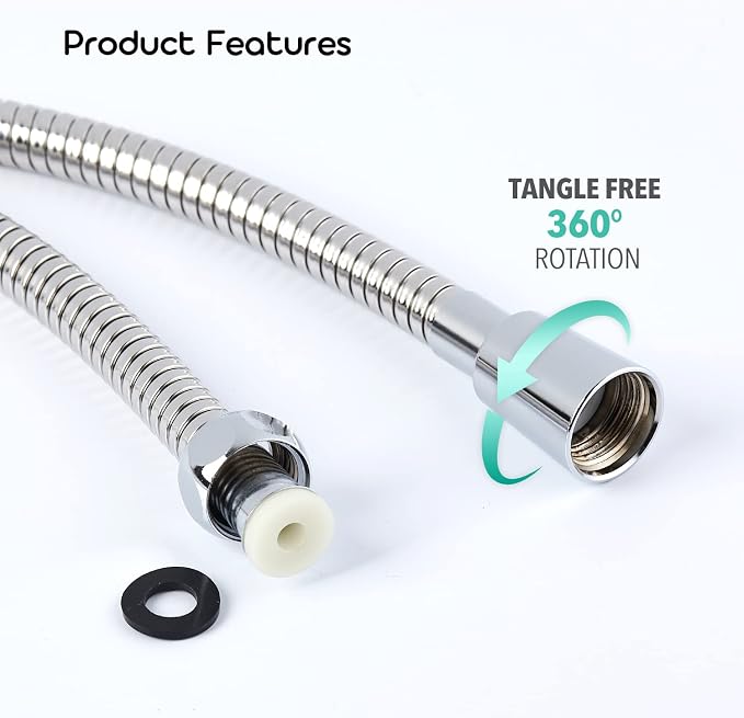 Shower Hose for Barumi Handheld Showerhead - Image 3