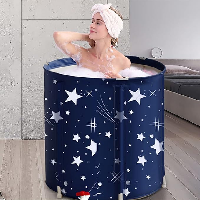 BDL Portable Bathtub, Foldable Adult Japanese Soaking Bath Tub, BDL by BDL