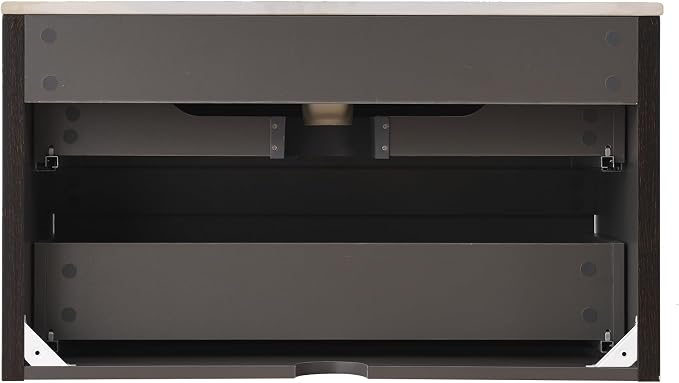 36-Inch Bathroom Vanity with Sink, Modern Wall Mounted Floating Bathroom Vanity - Image 6