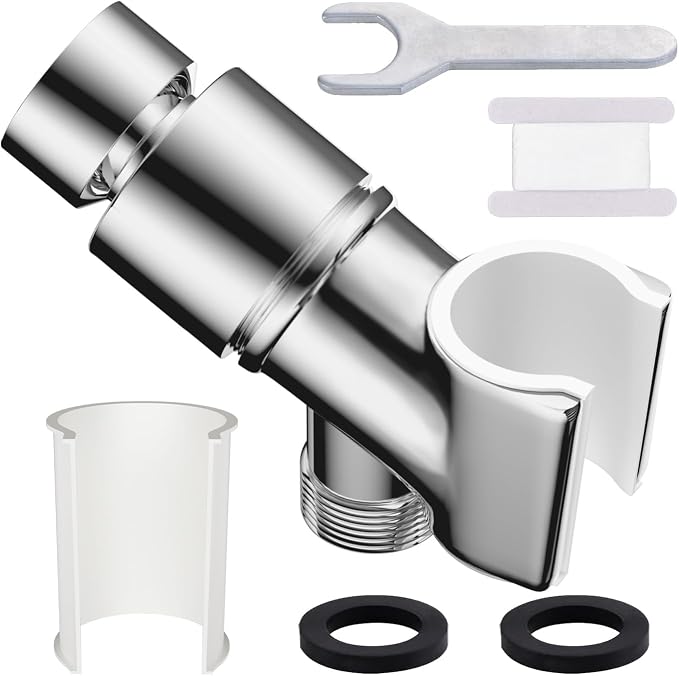 Shower Head Holder for Handheld Shower Head Adjustable Shower Arm Holder by Enoughmen