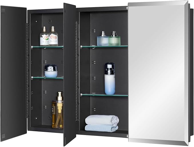 Black Bathroom Medicine Cabinet by MedicineCabinetsMirrors