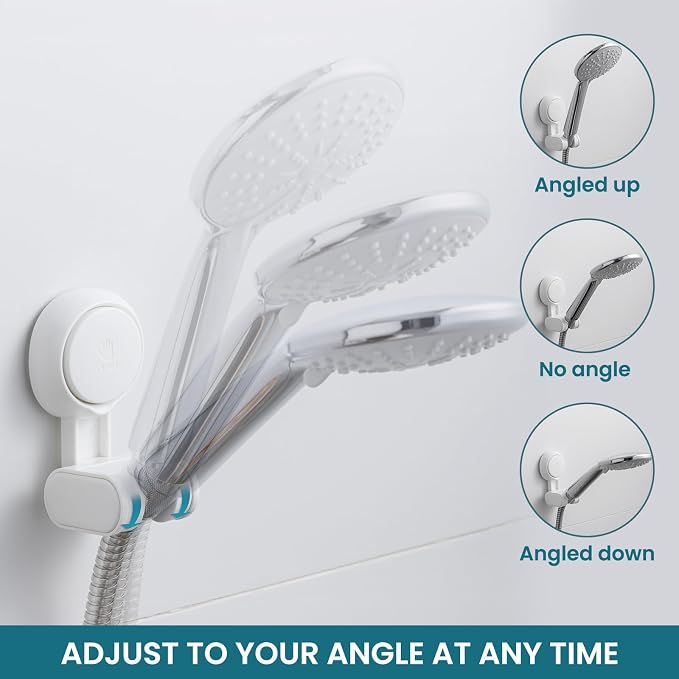 TAILI Shower Head Holder Suction Cup, handheld Shower Head Bracket, Height - Image 3