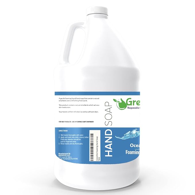 GreenFist Foaming Hand Soap Refills Ocean Mist Scent Foam Refill - Image 6