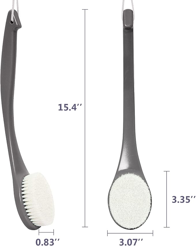 VANZAVANZU Exfoliating Shower Brush Back Scrubbers - Image 5
