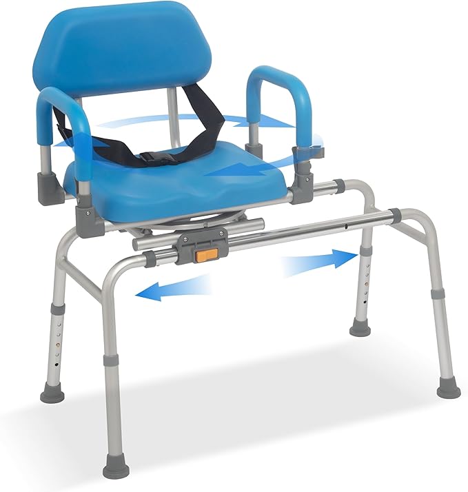 FSA/HSA Eligible Sliding Shower Chair by PIDOSO